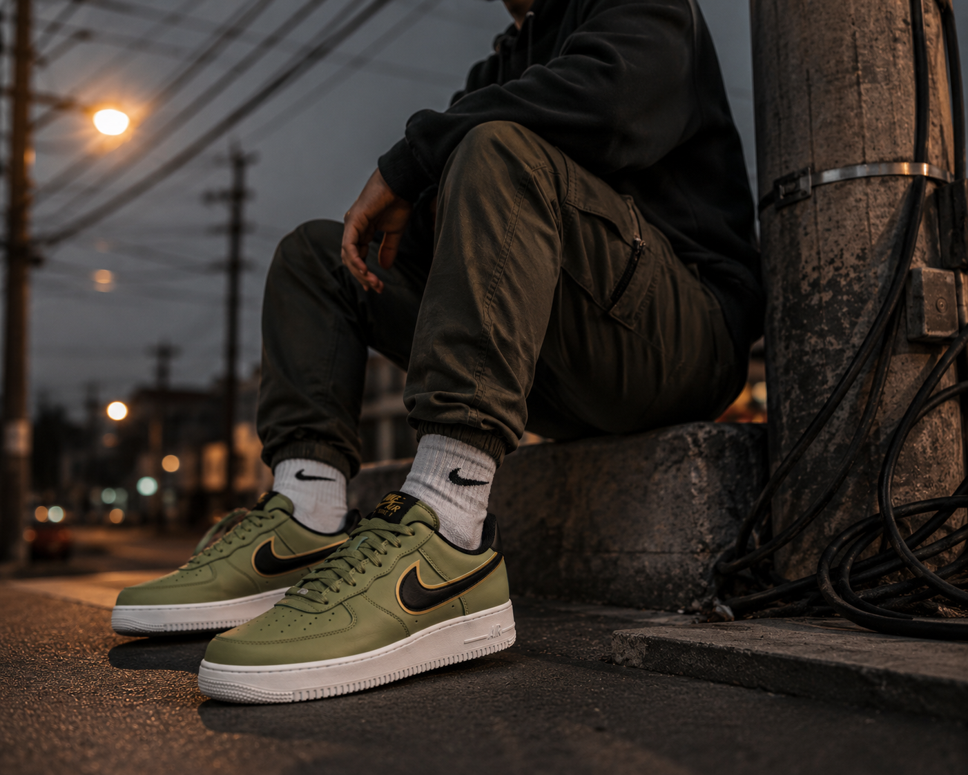 Nike Air Force 1 Low "Olive Gold"