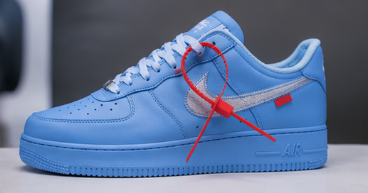 Nike Air Force 1 x Off-White MCA University Blue