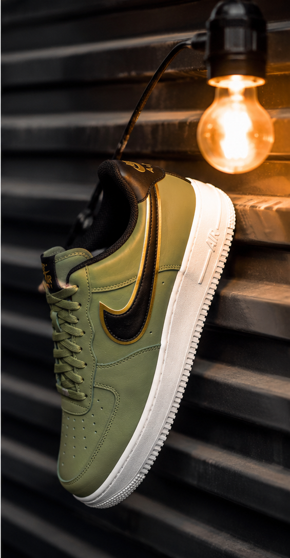 Nike Air Force 1 Low "Olive Gold"