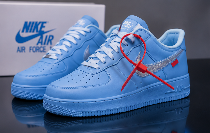 Nike Air Force 1 x Off-White MCA University Blue