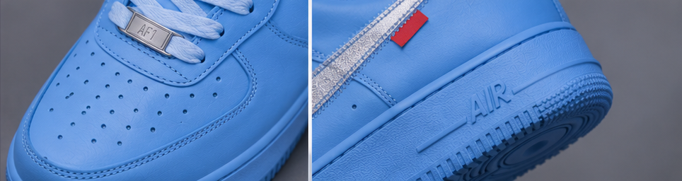 Nike Air Force 1 x Off-White MCA University Blue