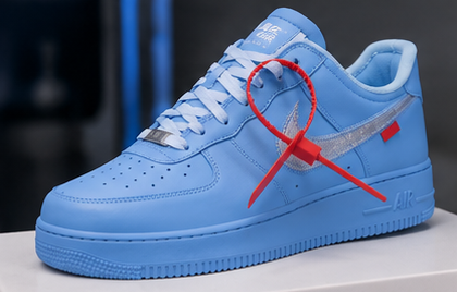 Nike Air Force 1 x Off-White MCA University Blue